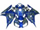 Gelb Flamme Blau Honda CBR 1000 RR 2006-2007 Motorrad Verkleidungen Gelb Flamme Blau Honda CBR 1000 RR 2006-2007 Motorrad Verkleidungen