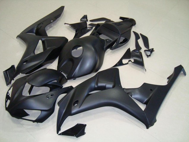 Matt Schwarz Honda CBR 1000 RR 2006-2007 Motorrad Verkleidung Matt Schwarz Honda CBR 1000 RR 2006-2007 Motorrad Verkleidung