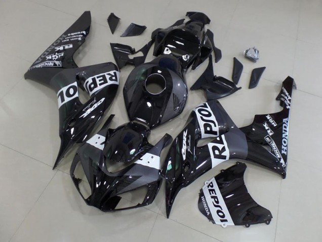 Graues Repsol Honda CBR 1000 RR 2006-2007 Motorrad Verkleidungen Graues Repsol Honda CBR 1000 RR 2006-2007 Motorrad Verkleidungen