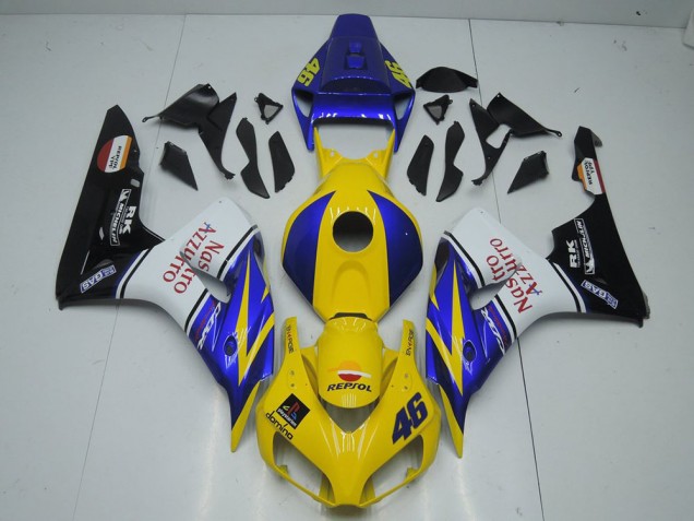 Gelb Nastro Honda CBR 1000 RR 2006-2007 Motorrad Verkleidungen