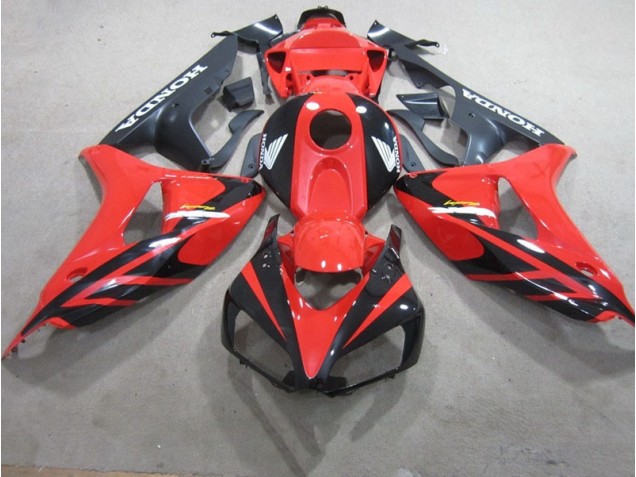 Rot Schwarz Fireblade Honda CBR 1000 RR 2006-2007 Motorrad Verkleidungen