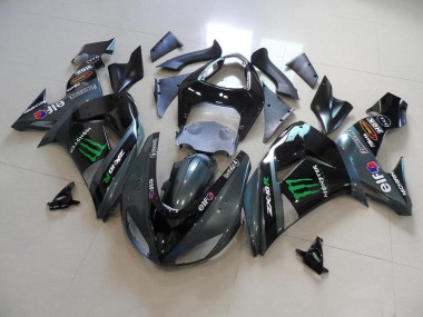 Graues Monster Kawasaki ZX10R 2006-2007 Motorrad Verkleidungen