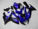 Blau Schwarz Suzuki GSXR 600 / 750 K6 2006-2007 Motorrad Verkleidungen & Plastik Blau Schwarz Suzuki GSXR 600 / 750 K6 2006-2007 Motorrad Verkleidungen & Plastik