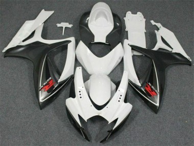 Weiß Suzuki GSXR 600 / 750 K6 2006-2007 Motorrad Verkleidungen