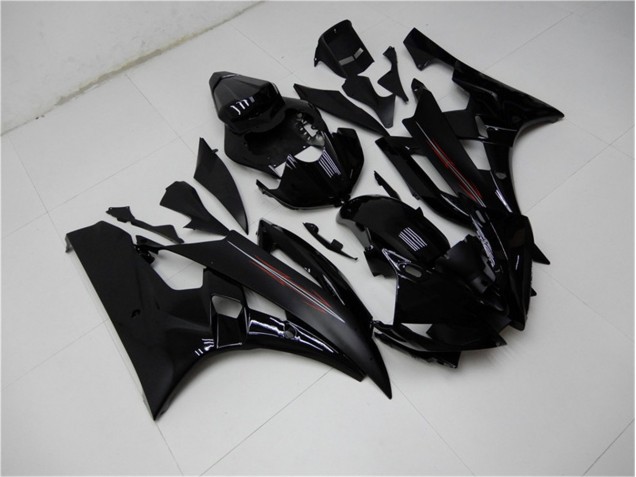 Matt schwarz Glänzend Yamaha R6 2006-2007 Motorrad Verkleidungen Matt schwarz Glänzend Yamaha R6 2006-2007 Motorrad Verkleidungen