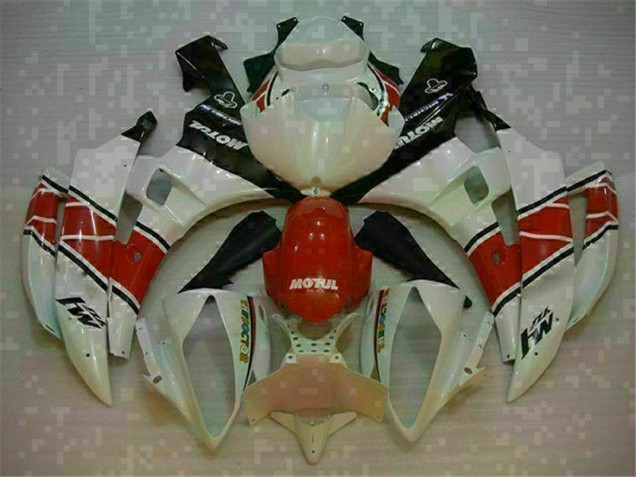 Rot Weiß Yamaha R6 2006-2007 Motorrad Verkleidung Rot Weiß Yamaha R6 2006-2007 Motorrad Verkleidung