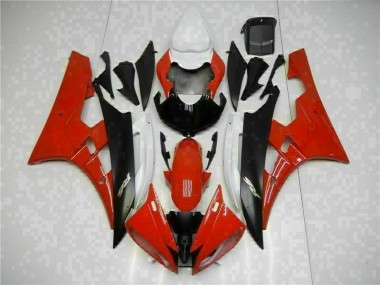 Rot Schwarz Yamaha R6 2006-2007 Motorrad Verkleidungen