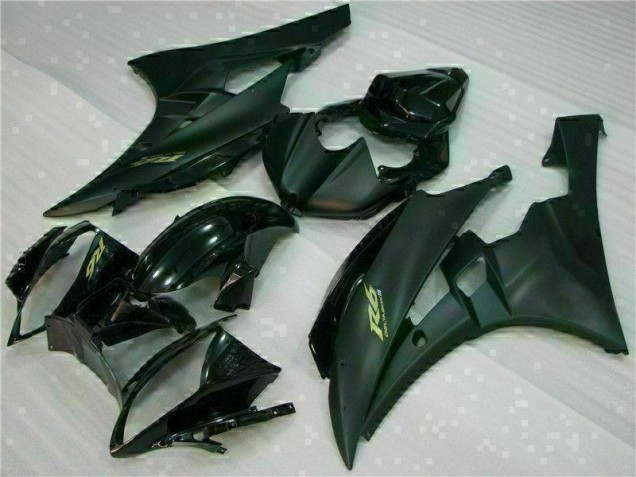 Matt Schwarz Yamaha R6 2006-2007 Motorrad Verkleidungen