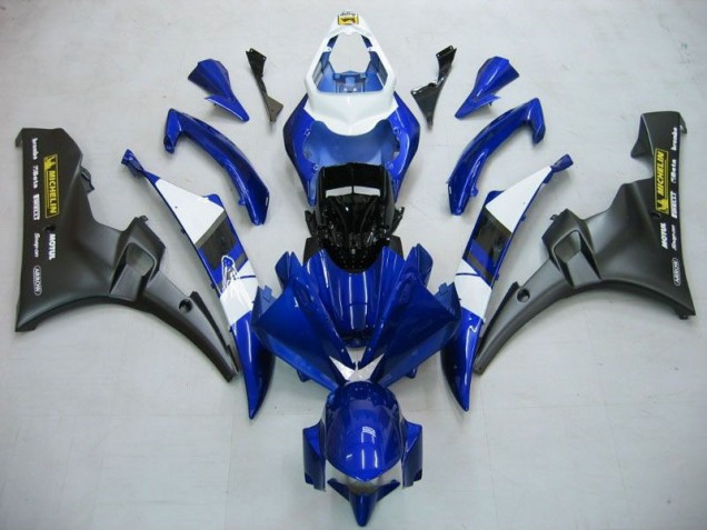 Blau Schwarz Yamaha R6 2006-2007 Motorrad Vollverkleidung Blau Schwarz Yamaha R6 2006-2007 Motorrad Vollverkleidung