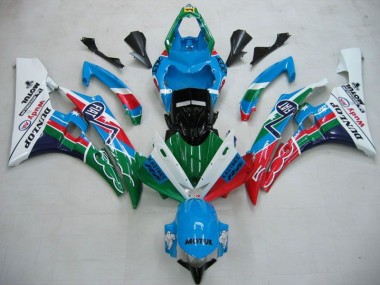 Mehrfarbig Yamaha R6 2006-2007 Motorrad Verkleidungen