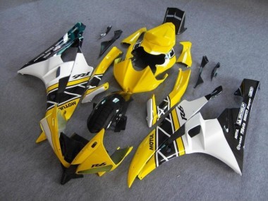 Gelb Schwarz Yamaha R6 2006-2007 Motorrad Verkleidung