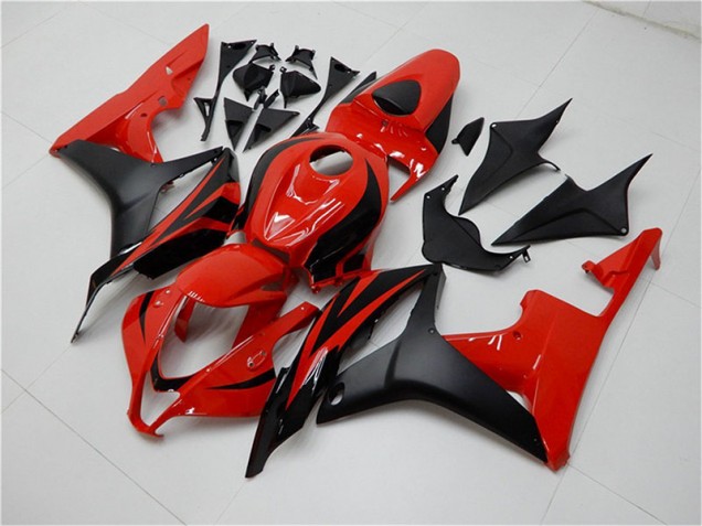 Schwarz Rot Honda CBR 600 RR 2007-2008 Motorrad Vollverkleidung Schwarz Rot Honda CBR 600 RR 2007-2008 Motorrad Vollverkleidung