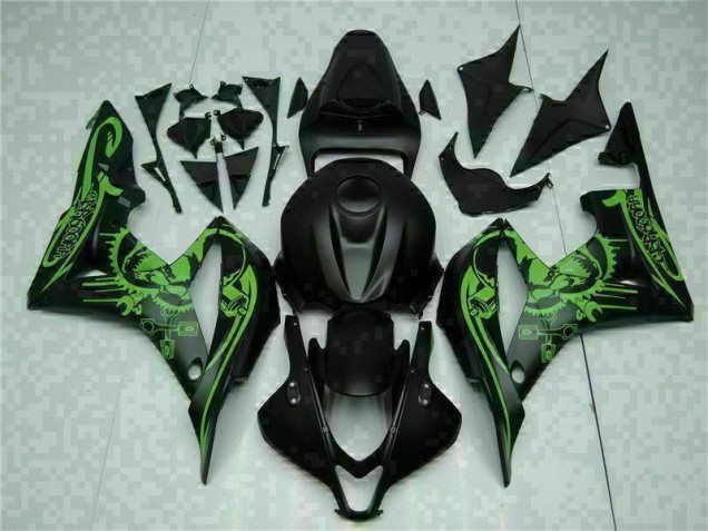 Schwarz Grün Honda CBR 600 RR 2007-2008 Motorrad Verkleidungen Schwarz Grün Honda CBR 600 RR 2007-2008 Motorrad Verkleidungen