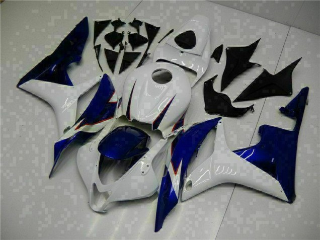 Weiß Blau Honda CBR 600 RR 2007-2008 Motorrad Verkleidungen