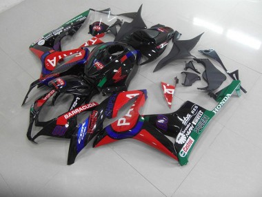 Schwarz Rot Pata Honda CBR 600 RR 2007-2008 Motorrad Verkleidungen