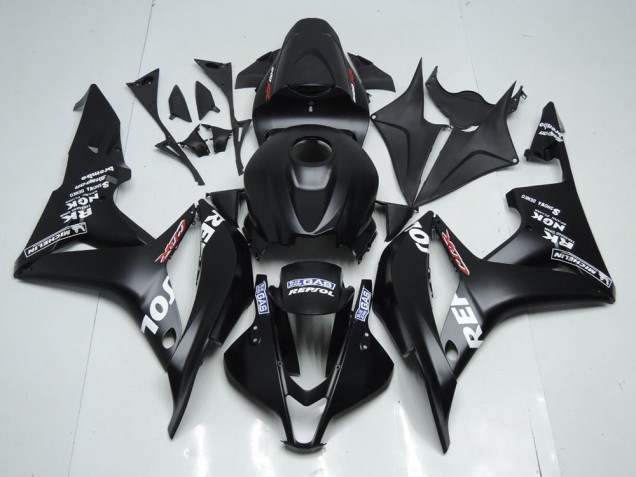 Matt Schwarzer Repsol Honda CBR 600 RR 2007-2008 Motorrad Verkleidungen Matt Schwarzer Repsol Honda CBR 600 RR 2007-2008 Motorrad Verkleidungen