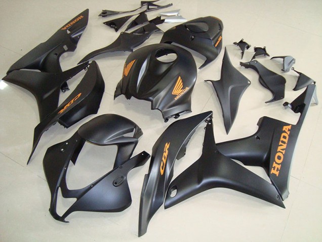 Matt Schwarz Honda CBR 600 RR 2007-2008 Motorrad Verkleidungen Matt Schwarz Honda CBR 600 RR 2007-2008 Motorrad Verkleidungen
