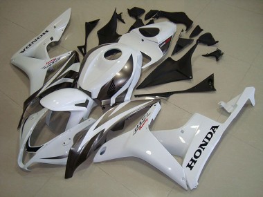 Weiß Silber Honda CBR 600 RR 2007-2008 Motorrad Verkleidungen