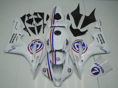 Weiß Honda CBR 600 RR 2007-2008 Motorrad Verkleidung