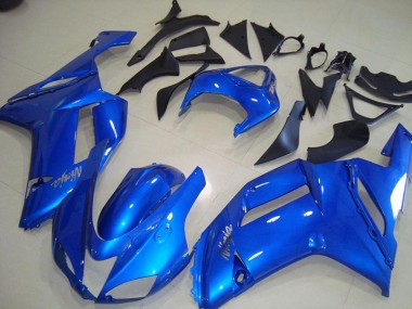 Blau Kawasaki ZX6R 2007-2008 Motorrad Verkleidung