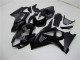 Matt schwarz Glänzend Suzuki GSXR 1000 K7 2007-2008 Motorrad Verkleidungen Matt schwarz Glänzend Suzuki GSXR 1000 K7 2007-2008 Motorrad Verkleidungen