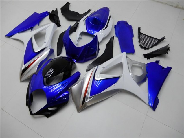 Blau Weiß Suzuki GSXR 1000 K7 2007-2008 Motorrad Verkleidung