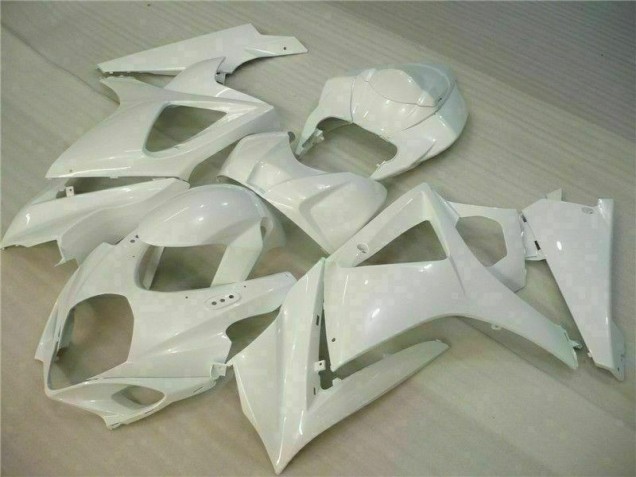 Weiß Suzuki GSXR 1000 K7 2007-2008 Motorrad Verkleidungen Weiß Suzuki GSXR 1000 K7 2007-2008 Motorrad Verkleidungen