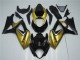 Gold Schwarz Suzuki GSXR 1000 K7 2007-2008 Motorrad Verkleidung Gold Schwarz Suzuki GSXR 1000 K7 2007-2008 Motorrad Verkleidung