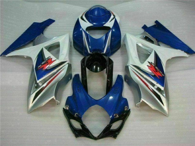 Blau Weiß Suzuki GSXR 1000 K7 2007-2008 Motorrad VollVerkleidungen & Plastik