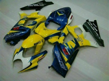 Gelb Suzuki GSXR 1000 K7 2007-2008 Motorrad Verkleidungen