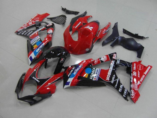 Rot Suzuki GSXR 1000 K7 2007-2008 Motorrad Verkleidungen Rot Suzuki GSXR 1000 K7 2007-2008 Motorrad Verkleidungen