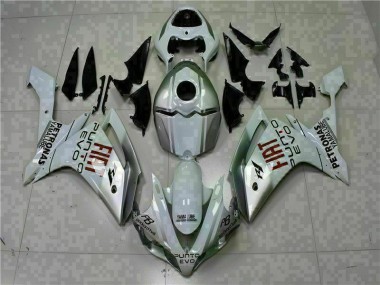 Weiß Yamaha R1 2007-2008 Motorrad Verkleidung
