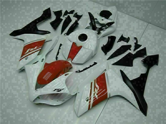 Weiß Yamaha R1 2007-2008 Motorrad Verkleidungen
