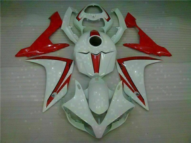 Weiß Rot Yamaha R1 2007-2008 Motorrad Verkleidungen Weiß Rot Yamaha R1 2007-2008 Motorrad Verkleidungen