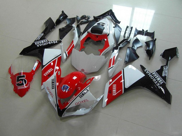 Rot Weiß Aufkleber Yamaha R1 2007-2008 Motorrad Verkleidungen Rot Weiß Aufkleber Yamaha R1 2007-2008 Motorrad Verkleidungen