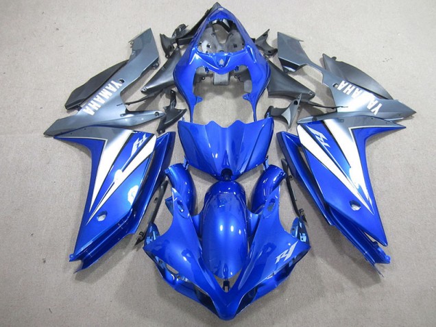 Blau Silber Yamaha R1 2007-2008 Motorrad Verkleidungen
