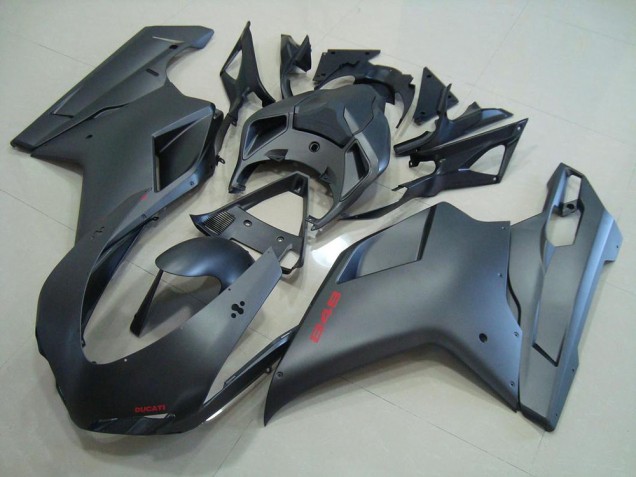 Matt Schwarz Ducati 848 1098 1198 2007-2014 Motorrad Verkleidungen Matt Schwarz Ducati 848 1098 1198 2007-2014 Motorrad Verkleidungen