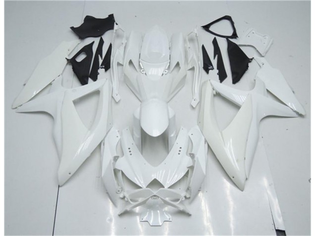 Weiß Suzuki GSXR 600 / 750 K8 2008-2010 Motorrad Verkleidung Weiß Suzuki GSXR 600 / 750 K8 2008-2010 Motorrad Verkleidung