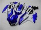 Blau Weiß Suzuki GSXR 600 / 750 K8 2008-2010 Motorrad Verkleidungen Komplett Sets Blau Weiß Suzuki GSXR 600 / 750 K8 2008-2010 Motorrad Verkleidungen Komplett Sets
