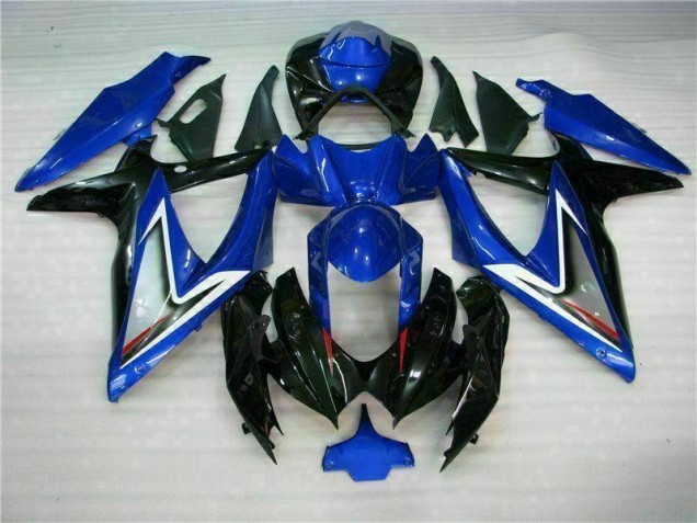 Blau Schwarz Suzuki GSXR 600 / 750 K8 2008-2010 Motorrad Vollverkleidung Blau Schwarz Suzuki GSXR 600 / 750 K8 2008-2010 Motorrad Vollverkleidung