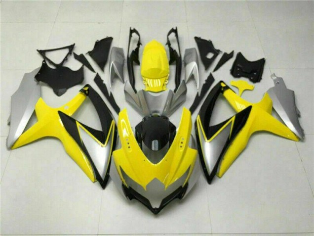 Gelb Suzuki GSXR 600 / 750 K8 2008-2010 Motorrad Verkleidungen