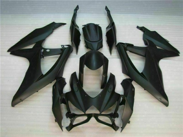 Schwarz Suzuki GSXR 600 / 750 K8 2008-2010 Motorrad Verkleidungen Schwarz Suzuki GSXR 600 / 750 K8 2008-2010 Motorrad Verkleidungen