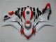 Weiß Rot Honda CBR 1000 RR 2008-2011 Motorrad Verkleidungen