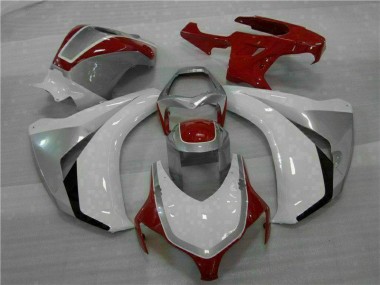Rot Weiß Honda CBR 1000 RR 2008-2011 Motorrad Verkleidung & Plastik