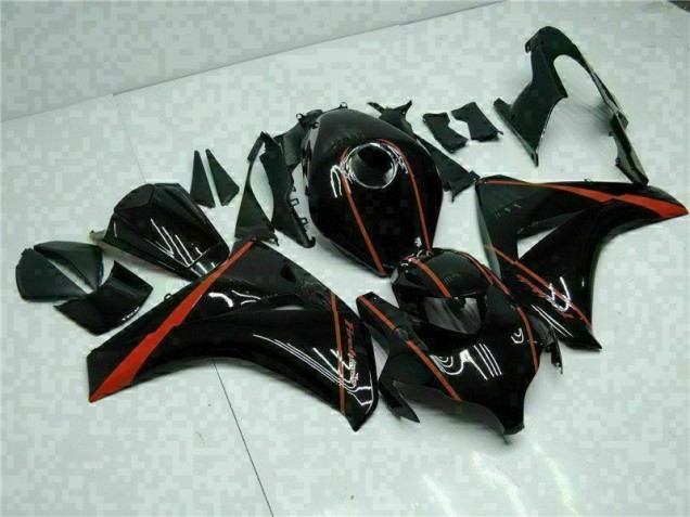 Schwarz Honda CBR 1000 RR 2008-2011 Motorrad Verkleidung Schwarz Honda CBR 1000 RR 2008-2011 Motorrad Verkleidung
