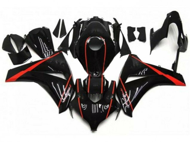 Schwarz Honda CBR 1000 RR 2008-2011 Motorrad Verkleidung Schwarz Honda CBR 1000 RR 2008-2011 Motorrad Verkleidung