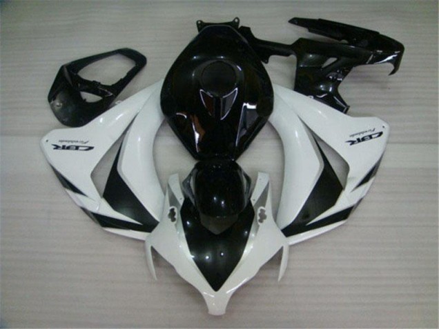 Schwarz Weiß Honda CBR 1000 RR 2008-2011 Motorrad Verkleidung Schwarz Weiß Honda CBR 1000 RR 2008-2011 Motorrad Verkleidung