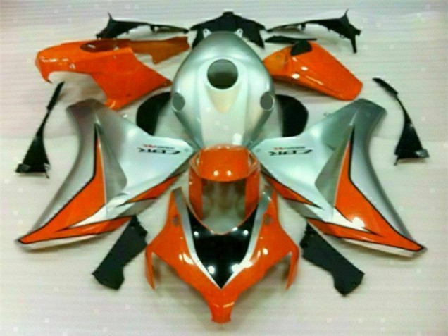 Silber Orange Honda CBR 1000 RR 2008-2011 Motorrad Verkleidungen
