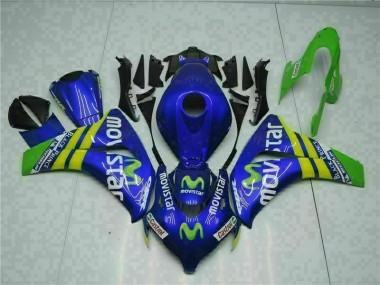 Grün Blau Honda CBR 1000 RR 2008-2011 Motorrad Verkleidungen