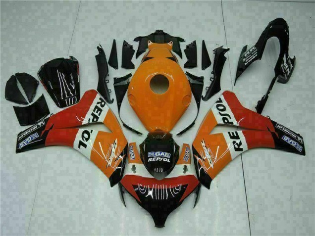 Orange Repsol Honda CBR 1000 RR 2008-2011 Motorrad VollVerkleidungen & Plastik